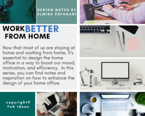 Design your home office #workfromhome 